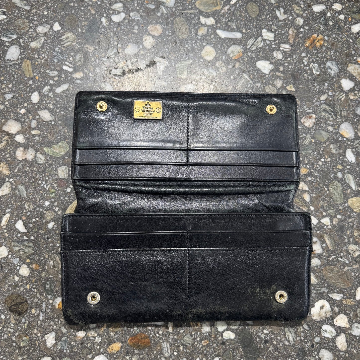 BLACK VIVIENNE WESTWOOD WALLET
