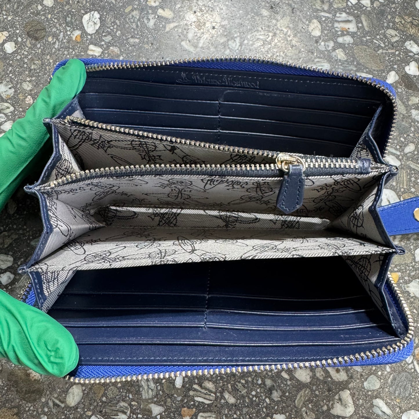 BLUE VIVIENNE WESTWOOD WALLET