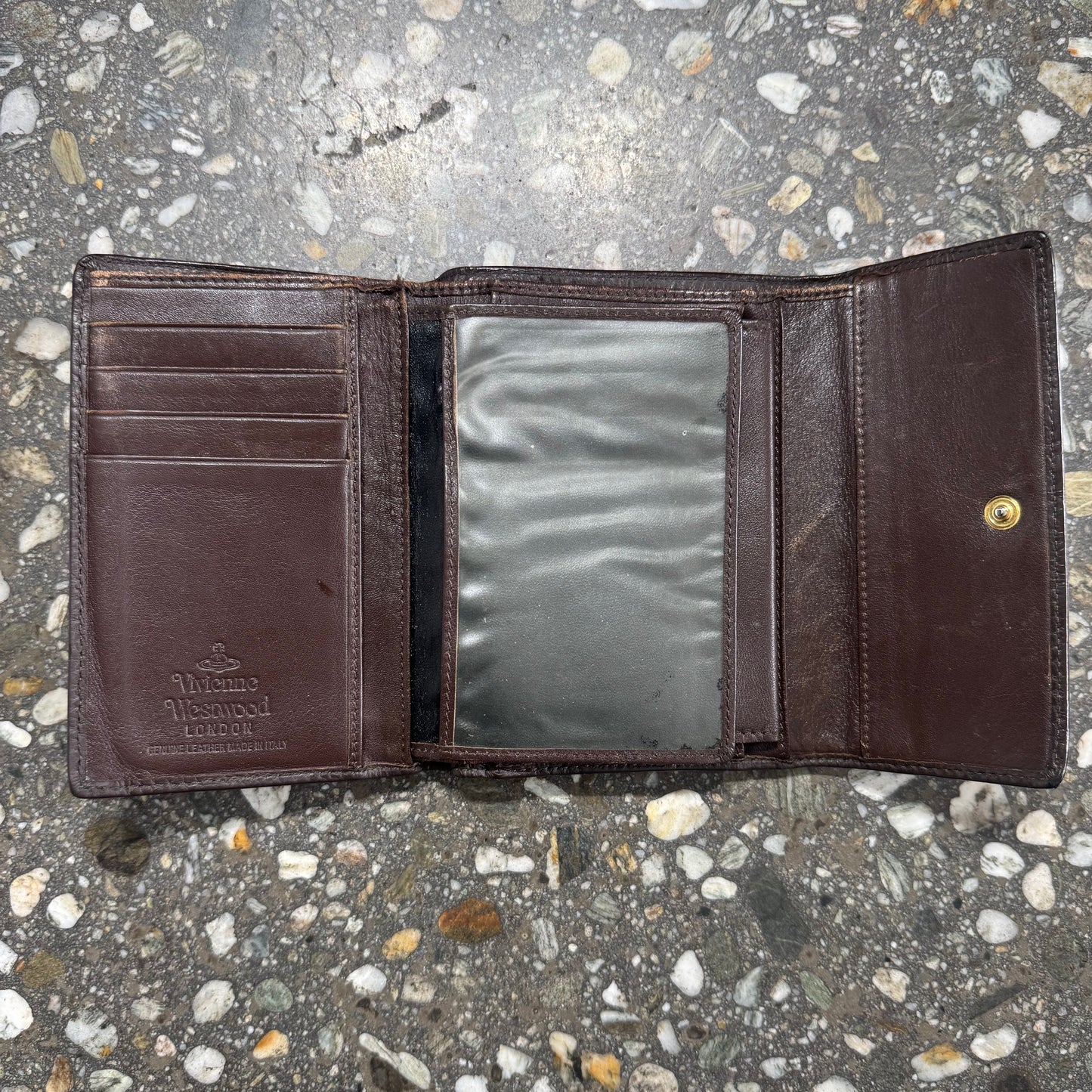 BROWN VIVIENNE WESTWOOD WALLET