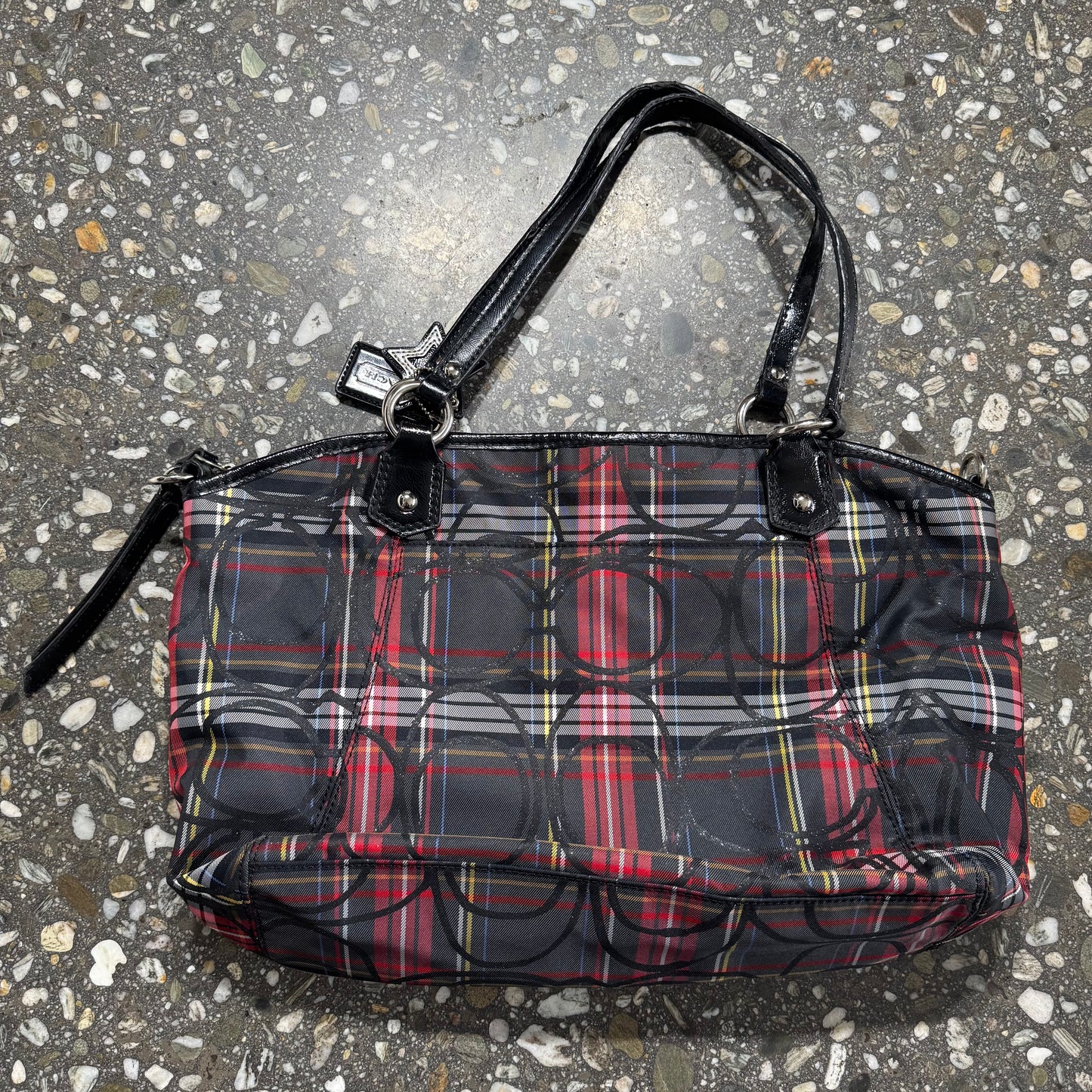 COACH CHECKED BAG