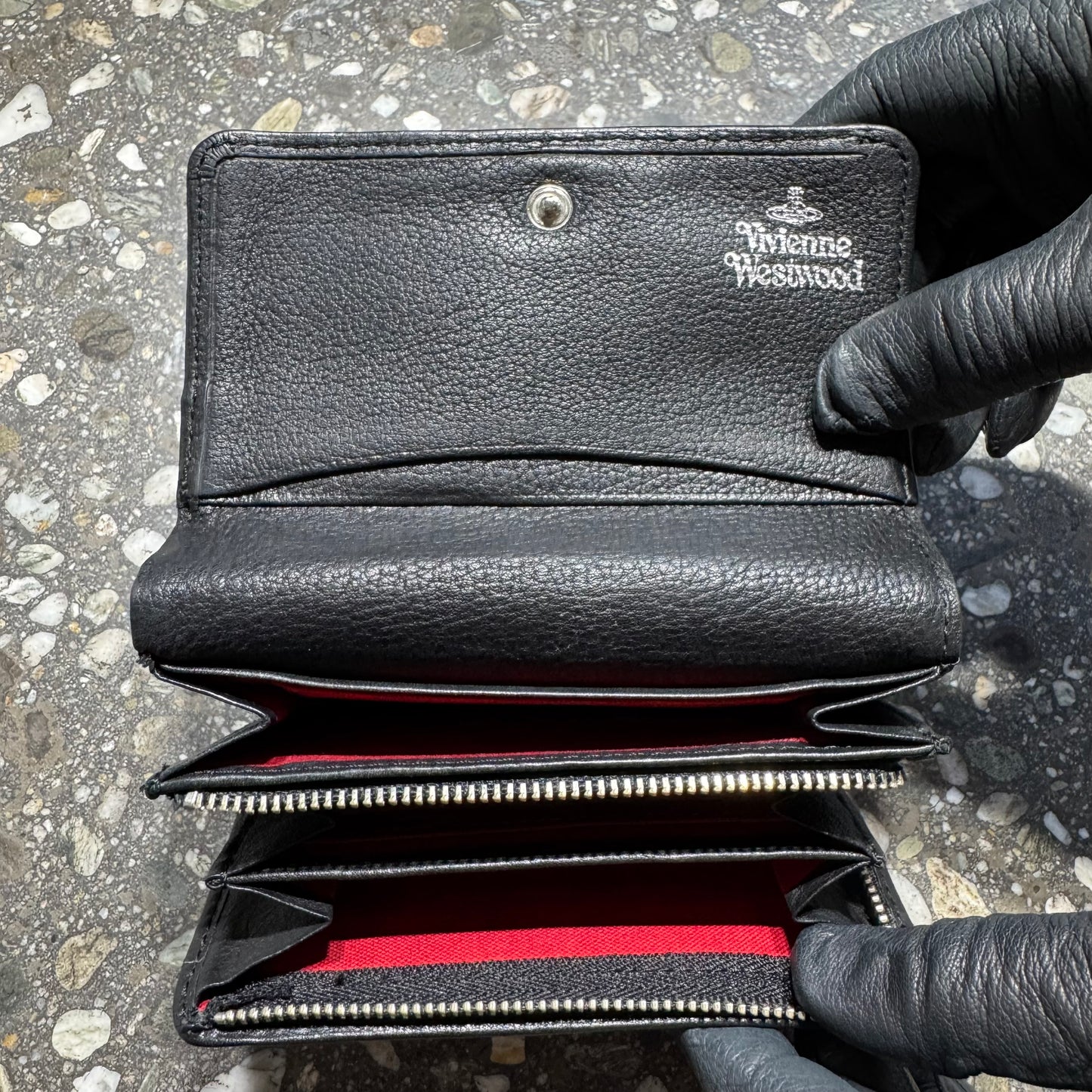 BLACK VIVIENNE WESTWOOD WALLET