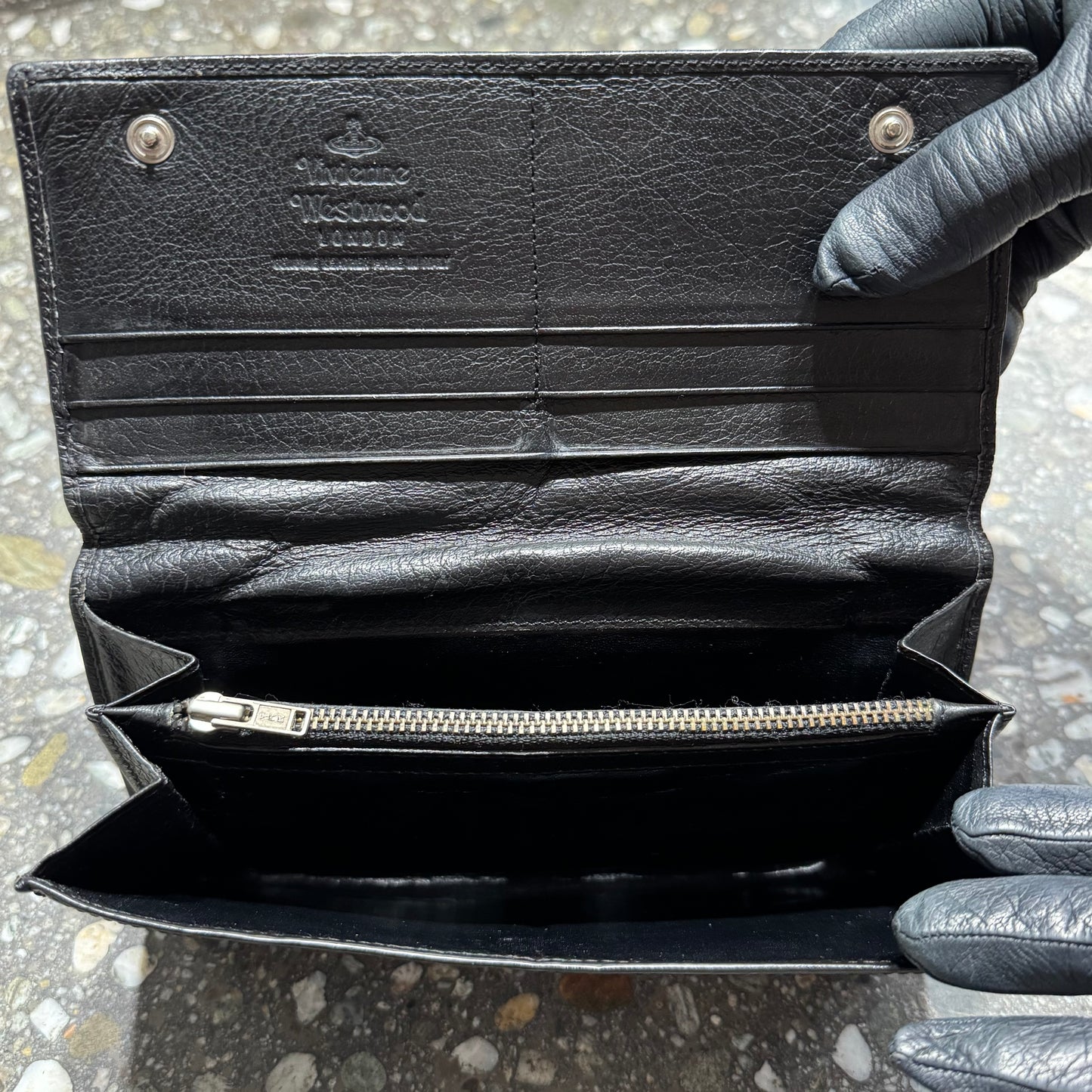 BLACK VIVIENNE WESTWOOD WALLET