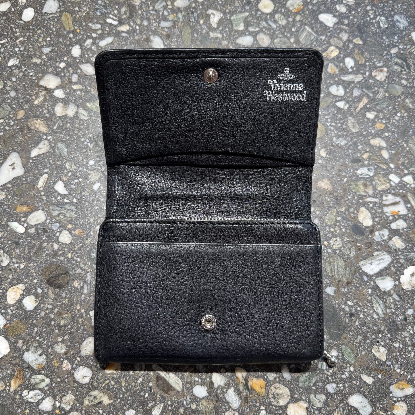 BLACK VIVIENNE WESTWOOD WALLET